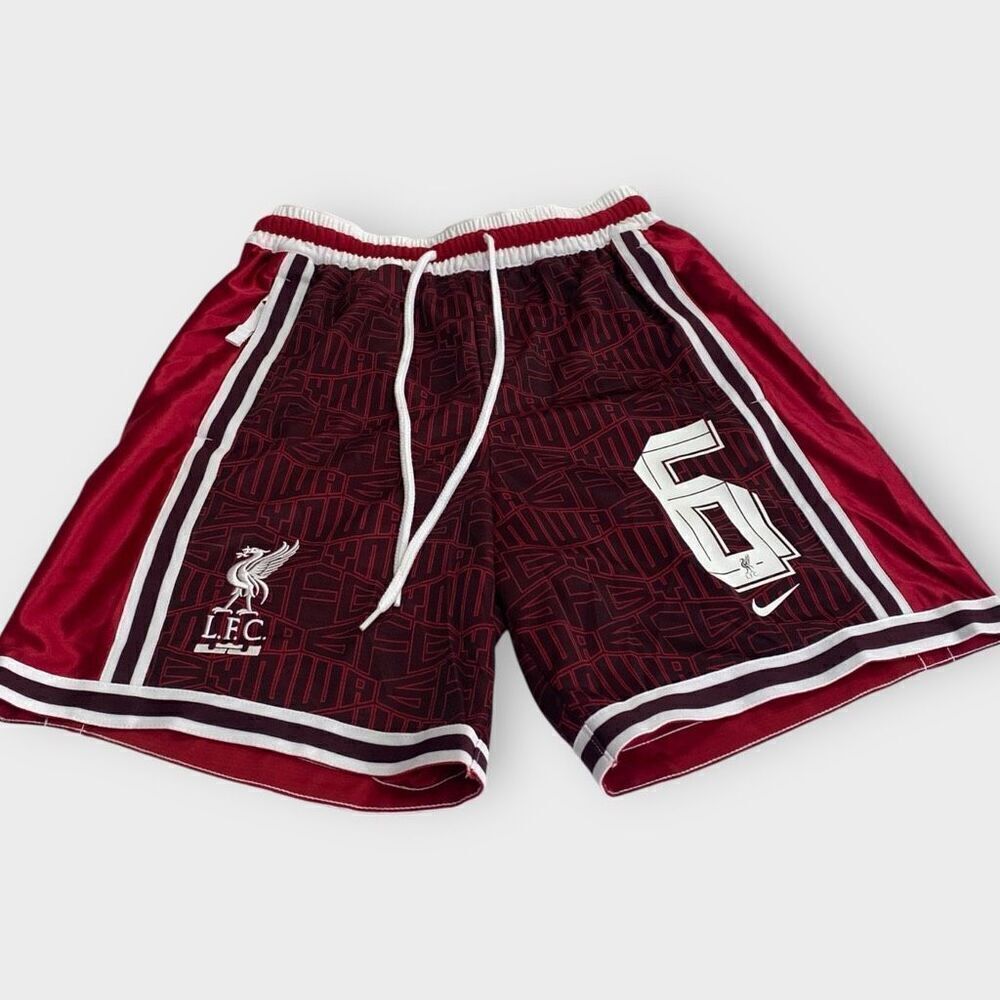 Nike Lebron x Liverpool FC DNA+ 8” Basketball Shorts size Small DX0144-652 (b)